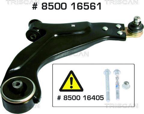 Kawe 8500 16561 - Bras de liaison, suspension de roue droxauto.com