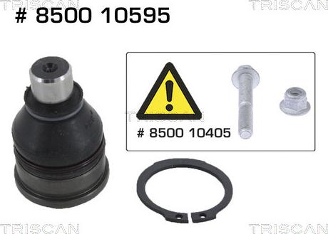 Kawe 8500 10595 - Rotule de suspension droxauto.com