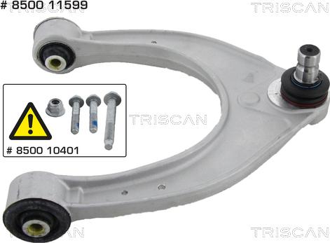 Kawe 8500 11599 - Bras de liaison, suspension de roue droxauto.com