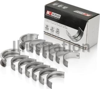King MB 770AM - Kit de coussinet de vilebrequin droxauto.com