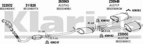 Klarius 940605E - Échappement droxauto.com