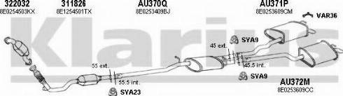 Klarius 940605U - Échappement droxauto.com