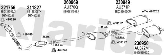 Klarius 940606E - Échappement droxauto.com