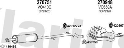 Klarius 960655E - Échappement droxauto.com