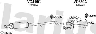 Klarius 960655U - Échappement droxauto.com