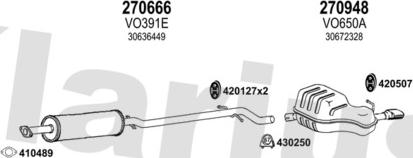 Klarius 960656E - Échappement droxauto.com
