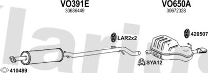 Klarius 960656U - Échappement droxauto.com