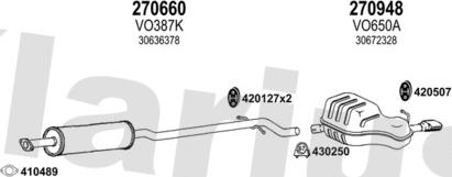 Klarius 960653E - Échappement droxauto.com