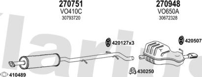 Klarius 960657E - Échappement droxauto.com