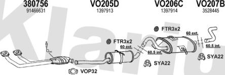 Klarius 960091U - Échappement droxauto.com