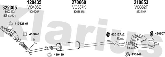 Klarius 960342E - Échappement droxauto.com