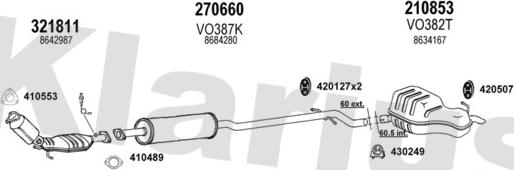 Klarius 960347E - Échappement droxauto.com