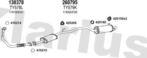 Klarius 900469E - Échappement droxauto.com