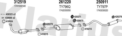 Klarius 900588E - Échappement droxauto.com