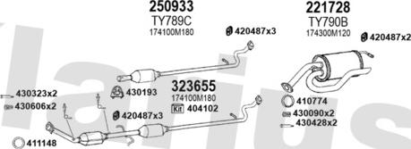 Klarius 900631E - Échappement droxauto.com