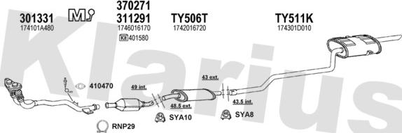 Klarius 900336U - Échappement droxauto.com