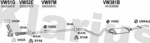 Klarius 930646U - Échappement droxauto.com