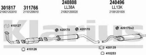 Klarius 490050E - Échappement droxauto.com