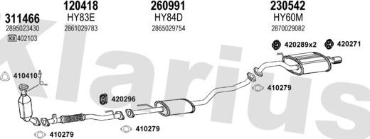 Klarius 450043E - Échappement droxauto.com