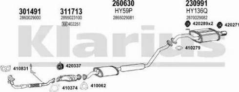 Klarius 450067E - Échappement droxauto.com