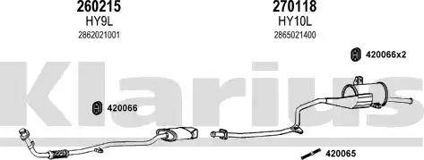 Klarius 450004E - Échappement droxauto.com