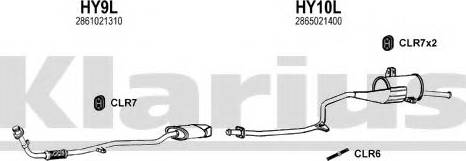 Klarius 450004U - Échappement droxauto.com
