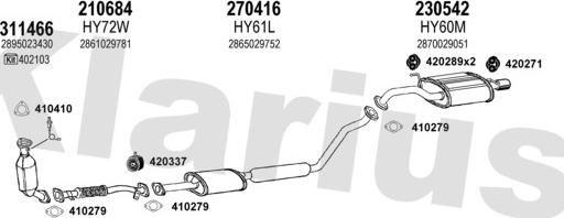 Klarius 450031E - Échappement droxauto.com