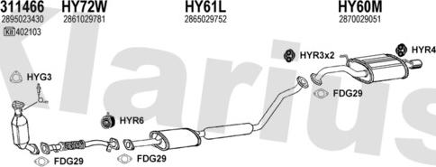 Klarius 450031U - Échappement droxauto.com