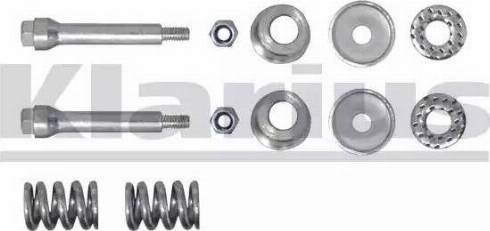 Klarius 401153 - Kit d'assemblage, tuyau d'échappement droxauto.com