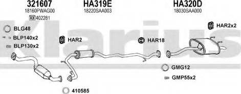 Klarius 420205U - Échappement droxauto.com