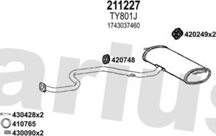 Klarius 560016E - Échappement droxauto.com