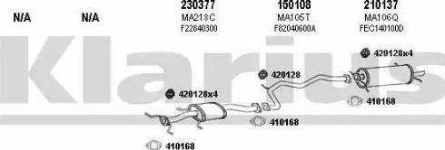 Klarius 570142E - Échappement droxauto.com
