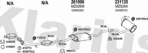 Klarius 600944E - Échappement droxauto.com