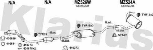 Klarius 600966U - Échappement droxauto.com