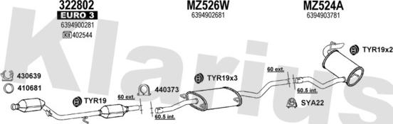Klarius 600924U - Échappement droxauto.com