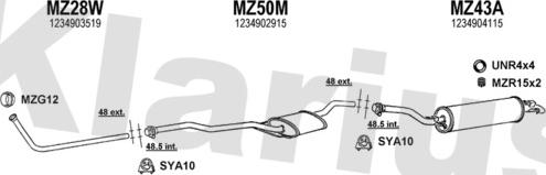 Klarius 600674U - Échappement droxauto.com