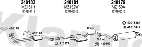 Klarius 600003E - Échappement droxauto.com