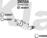 Klarius 601047U - Échappement droxauto.com