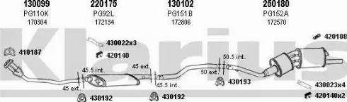 Klarius 630049E - Échappement droxauto.com