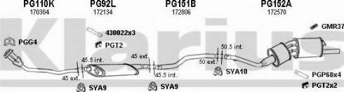 Klarius 630049U - Échappement droxauto.com