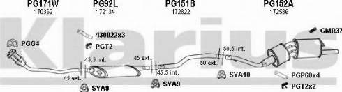 Klarius 630199U - Échappement droxauto.com