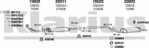 Klarius 630157E - Échappement droxauto.com