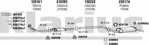 Klarius 630162E - Échappement droxauto.com
