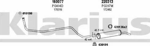 Klarius 630289E - Échappement droxauto.com