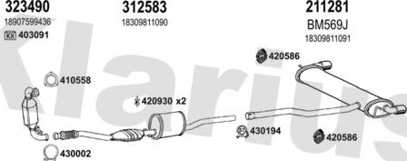 Klarius 620034E - Échappement droxauto.com