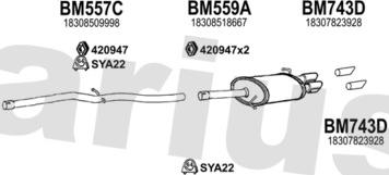 Klarius 060975U - Échappement droxauto.com
