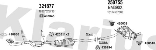 Klarius 060466E - Échappement droxauto.com