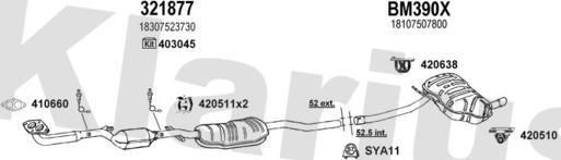 Klarius 060466U - Échappement droxauto.com