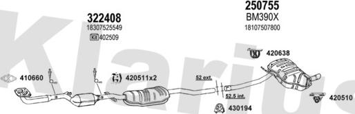 Klarius 060467E - Échappement droxauto.com