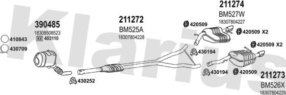 Klarius 060558E - Échappement droxauto.com